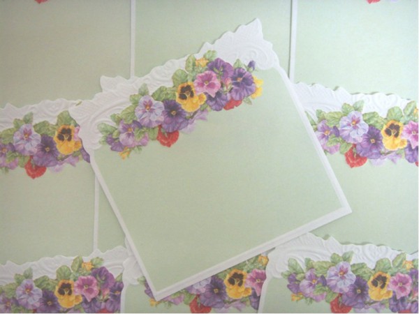Carol Wilson Quadrat Stiefmütterchen 2