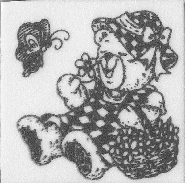 Stempel "Teddy mit Korb" 2