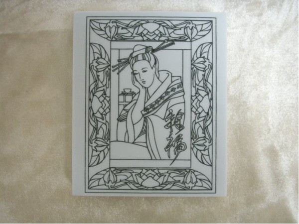 Stempel "Asiatin" 2