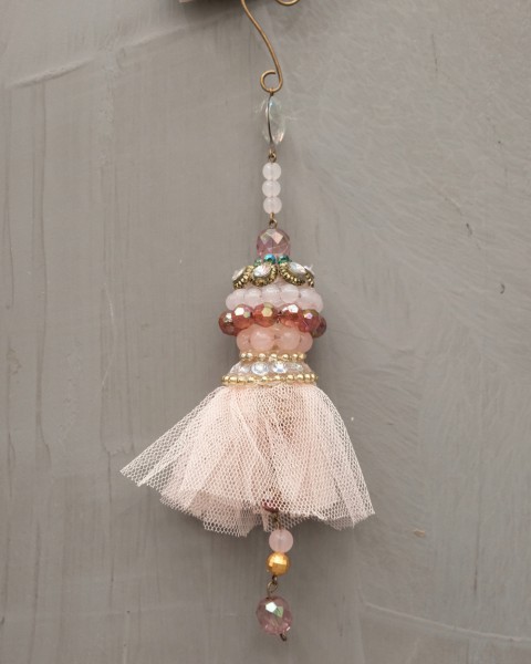 Ornamentaufhänger - Rosa