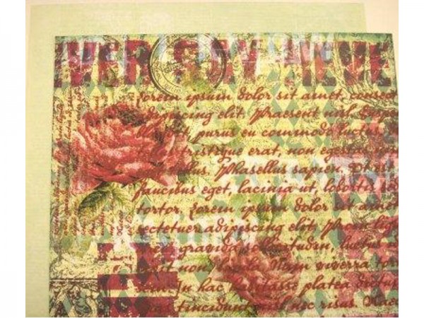Prima Designpapier Marché de Fleur 30 x 30 cm