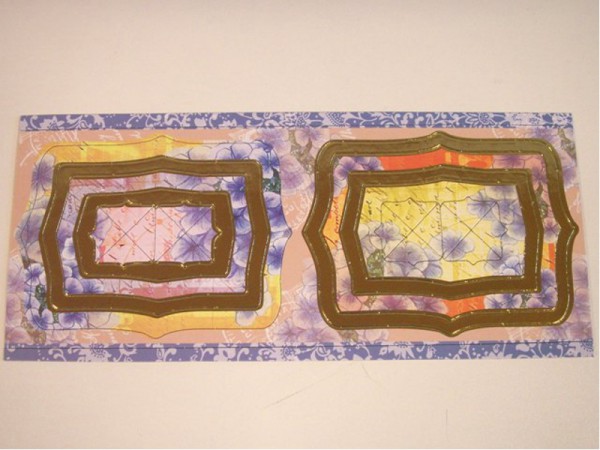 Chipboard-Rahmen "Blumen"