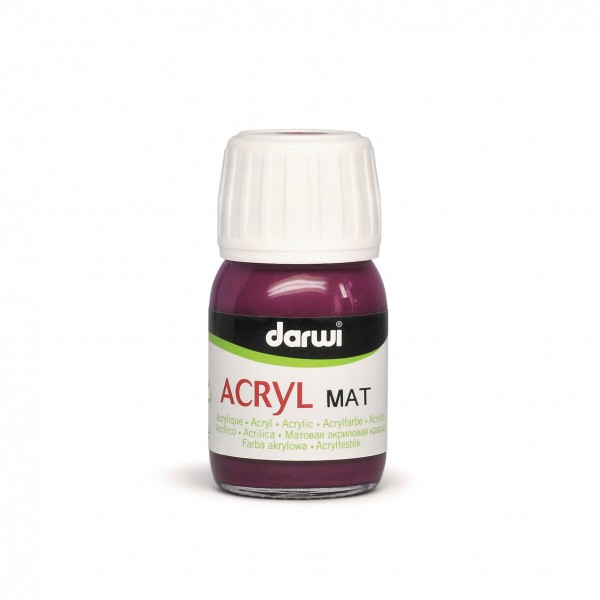 darwi Acrylfarbe - Weinrot