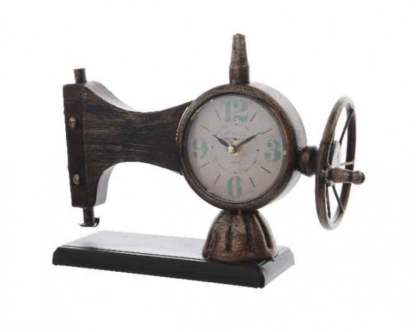 Vintage Nähmaschinen-Uhr
