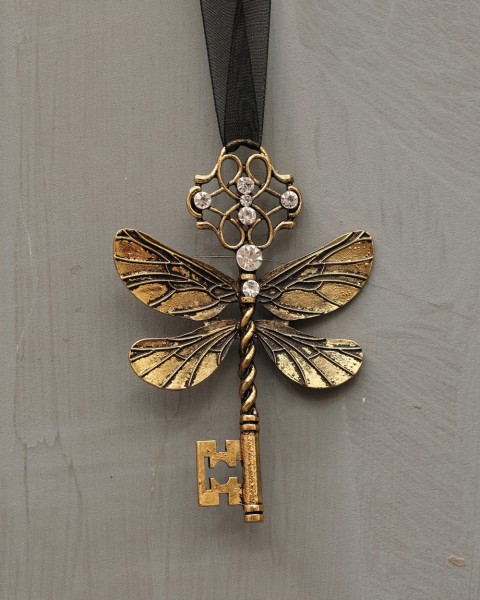 Schlüssel "Libelle" - Gold