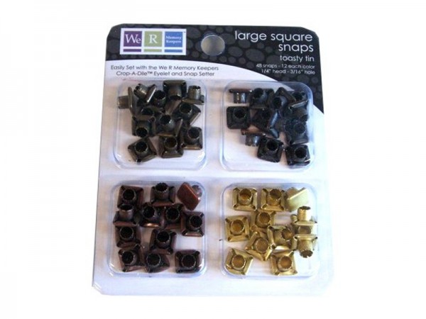 Snaps - Large Square Toasty Tin