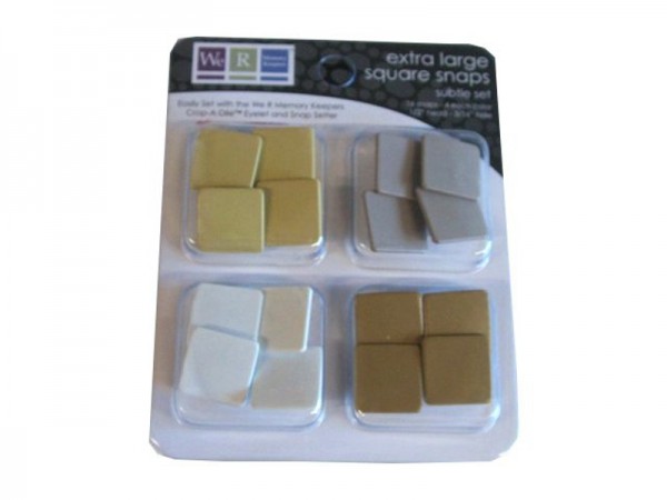 Snaps - Extra Large Square Subtle Set