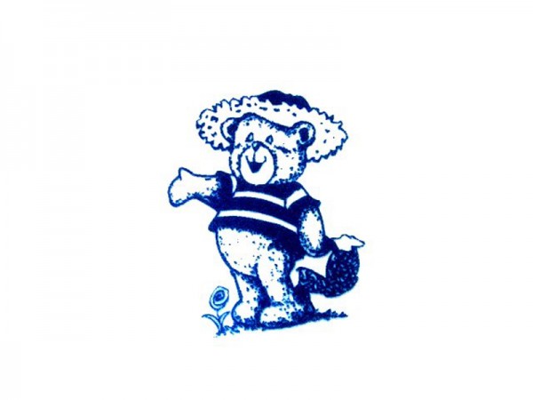 Stempel "Teddy mit Korb" 1