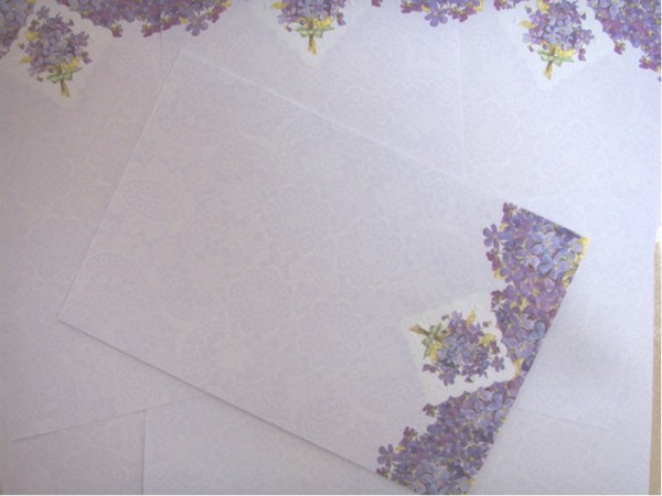 Carol Wilson Designpapier "Veilchen"