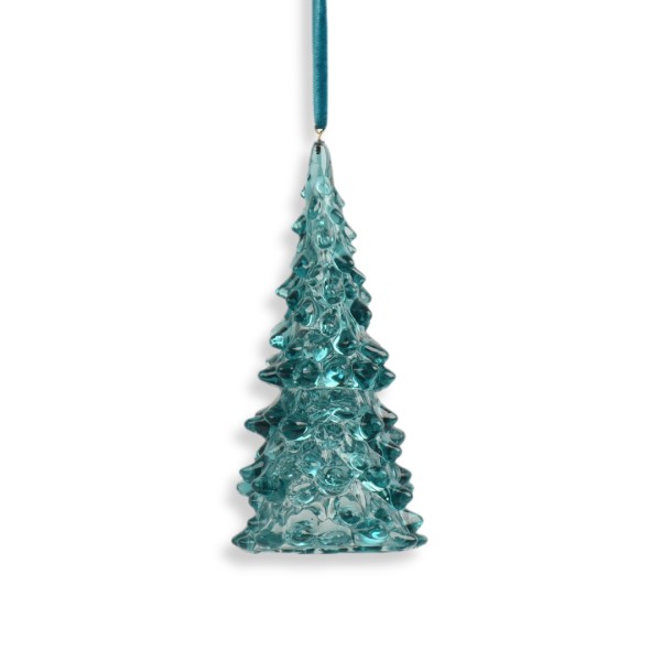 Deko Anhänger "Tannenbaum" 12cm - Turkis K512610-b
