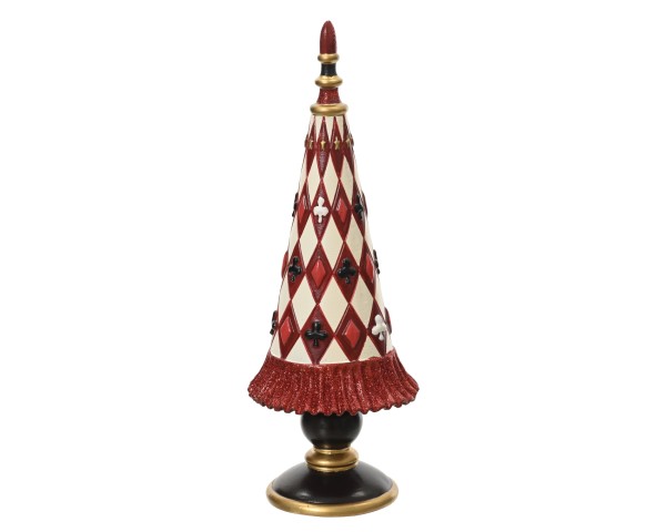 Deko Weihnachtsbaum im Harlekin Stil - 28cm K537532