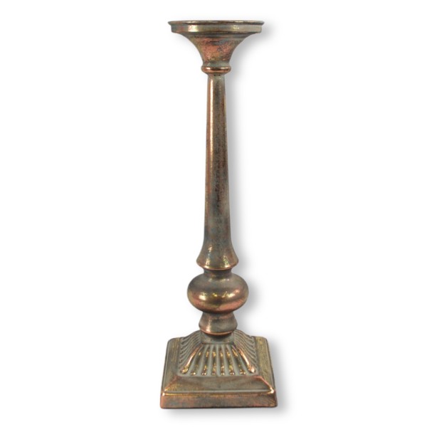 Metall-Kerzenhalter Antik Gold - 41,5cm