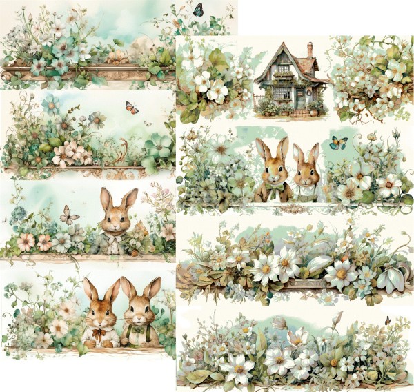 Schrumpfbanderolen für Gänseeier "Ostern 2024" 4 8 Stck