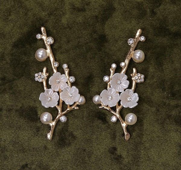 Schmuckornamente "Zweig" (2 Stk.)