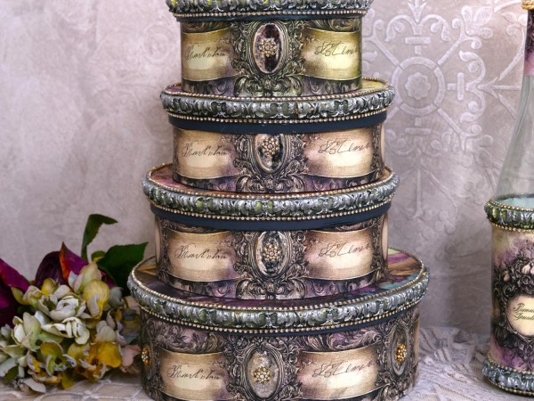 Decoupagepapier "Vintage Background" 4