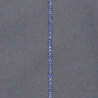 Miniatur Strasskette "Premium" - Blau 1,5 Meter - 1,5mm Breit Miniatur Strasskette "Premium" - Blau 1,5 Meter - 1,5mm Breit