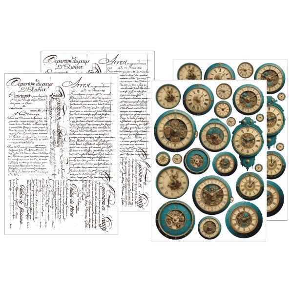 4er Set Transfermotiv "Edison/Steampunk" LBRO192