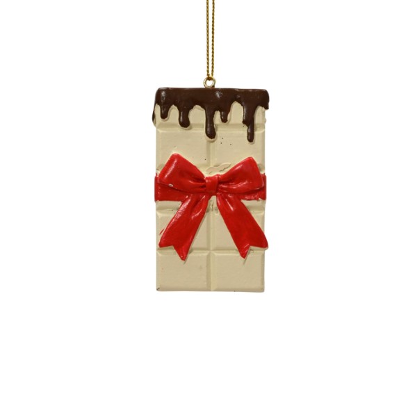 Weihnachtsanhaenger "Weisse Schokolade" - 8cm K703682-b