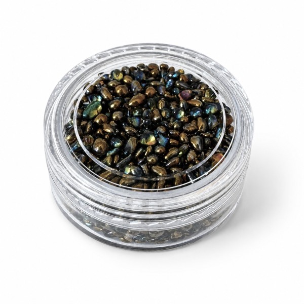 Miniatur-Dekosteine „Pebbles“ – Blau/Gold LBM248