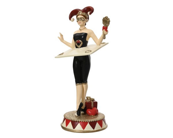Deko Figur "Harlekin Frau" - 22,7 cm K398547