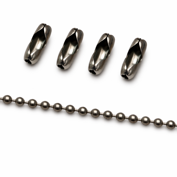 Kugelkette - Silber - 2m inkl. Verschluss