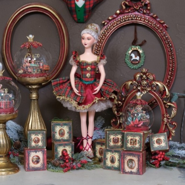 Stehende Ballerina Puppe - 46 cm