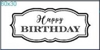 Stempel "Happy Birthday" Stempel "Happy Birthday"