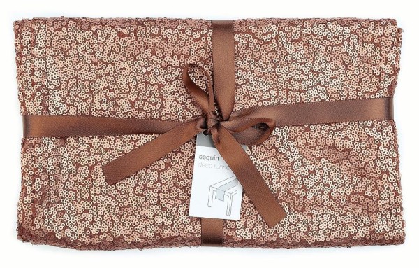 Dekostoff "sequin" Kupfer