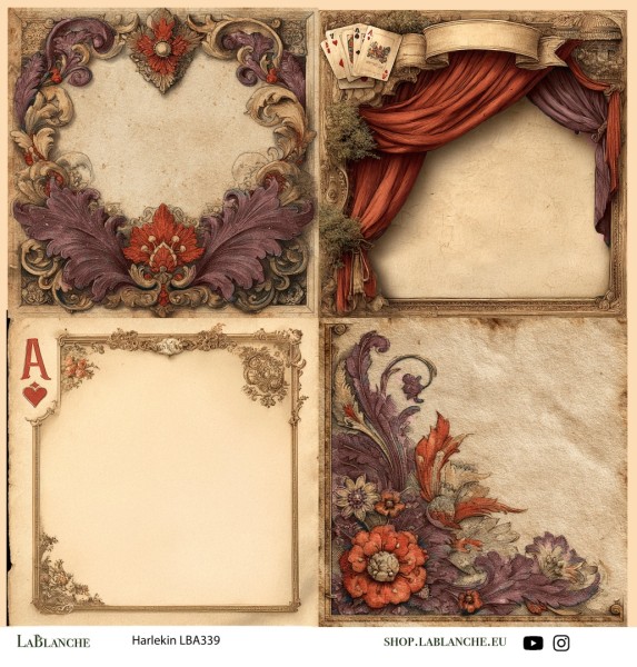 Designpapier "Harlekin 4"