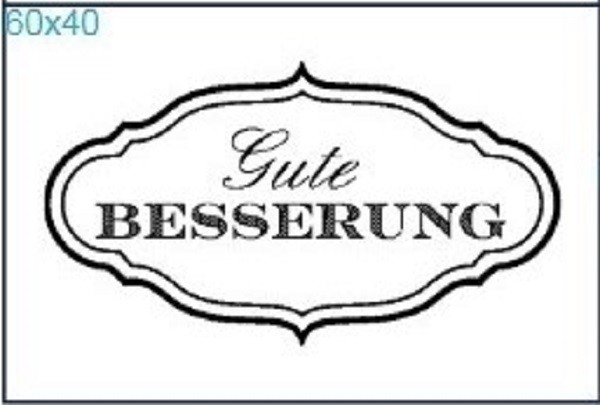 Stempel "Gute Besserung"