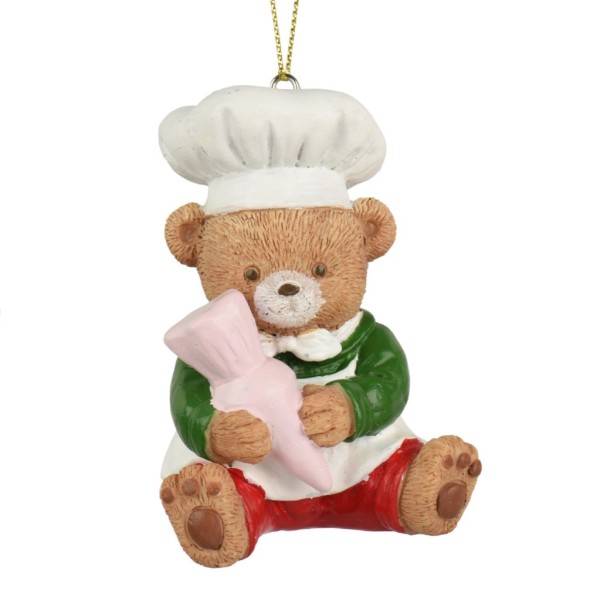 Weihnachtsbär Hänger "Spritztüte" 10cm K703542d