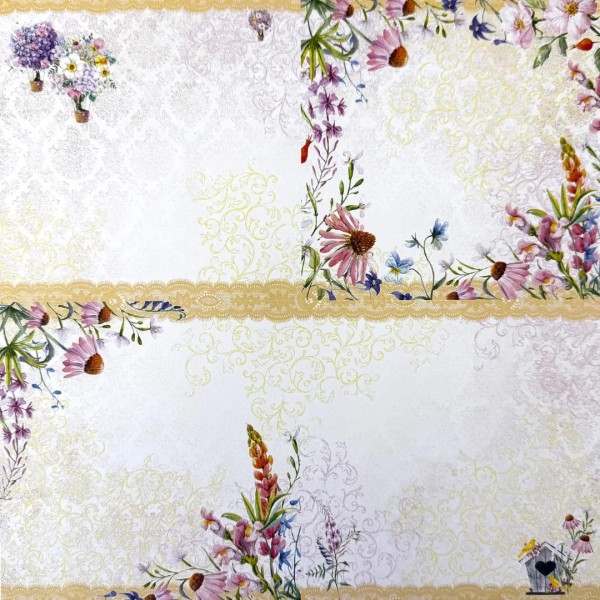 Designpapier "Blütenzauber" 4