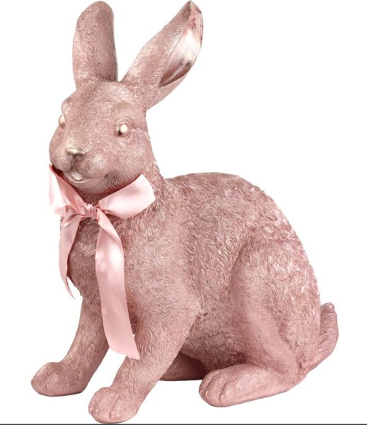 Hase "Mellow" aus Resing 42 cm