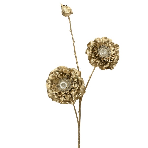 Großer Dekozweig 74cm - Gold K708085