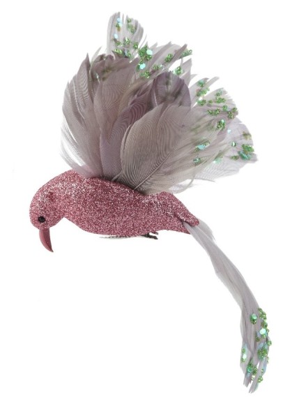 Schaumstoff Kolibri - Rosa/Grün