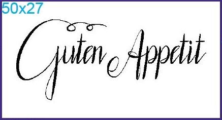 Stempel "Guten Appetit"