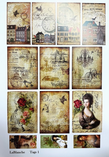 Keramikpapier "Tags 1"