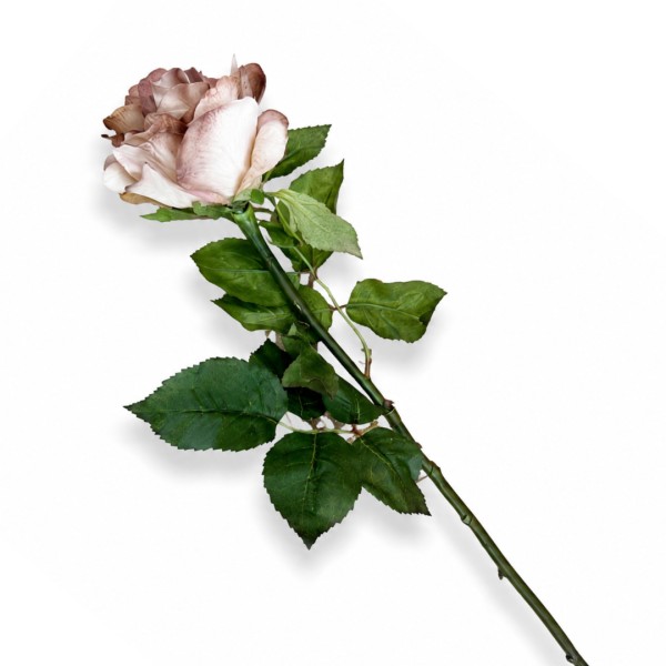 Dekoblume "Rose" 73cm - creme 10789
