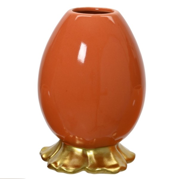 Keramikvase "Ei" Klein, Orange, bright K874342b