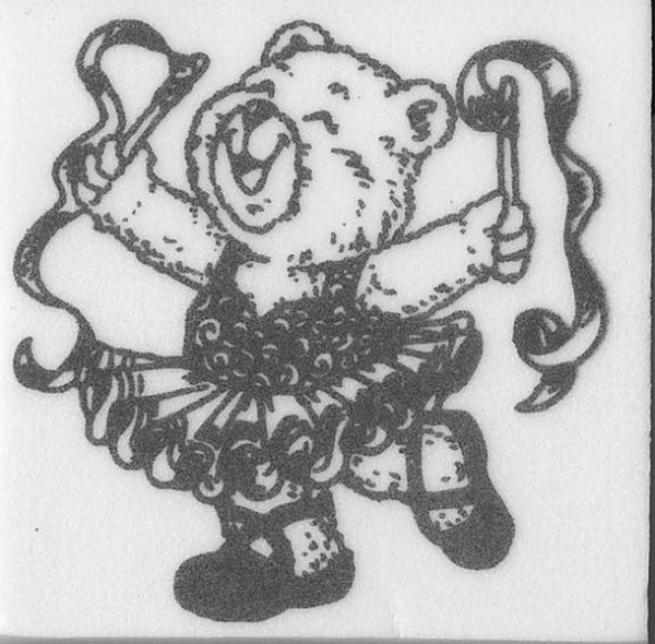 Stempel "Teddy als Ballerina" 2