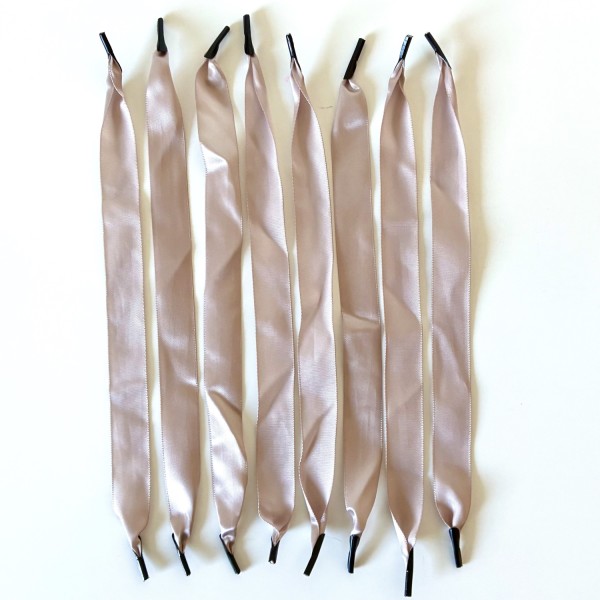 8 Stck Taschenbänder "Altrose" für kleine Papiertaschen