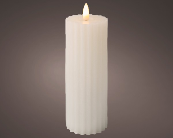 LED Kerze Weiß 17,5 cm