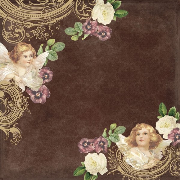 DCWV Designpapier "Engel" 2 (30 x 30 cm)