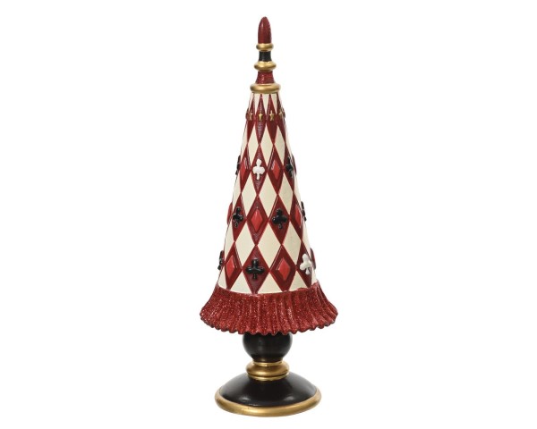 Deko Weihnachtsbaum im Harlekin Stil - 35cm K537531
