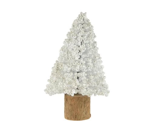 12er Set Mini Weihnachtsbaum mit Schneeoptik - 8cm K687124