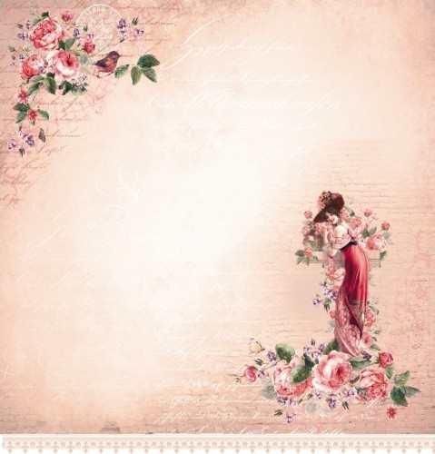 Designpapier "Rosen" 5
