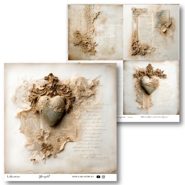 Designpapier "Script 2"