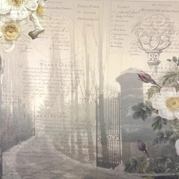 Designpapier "Crystal & Roses" 1