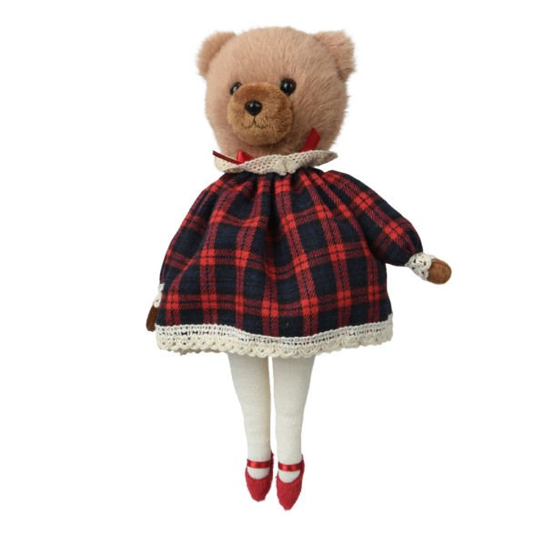 Teddibär mit Schlaufe (Frau) - 24 cm