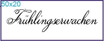Stempel "Frühlingserwachen"